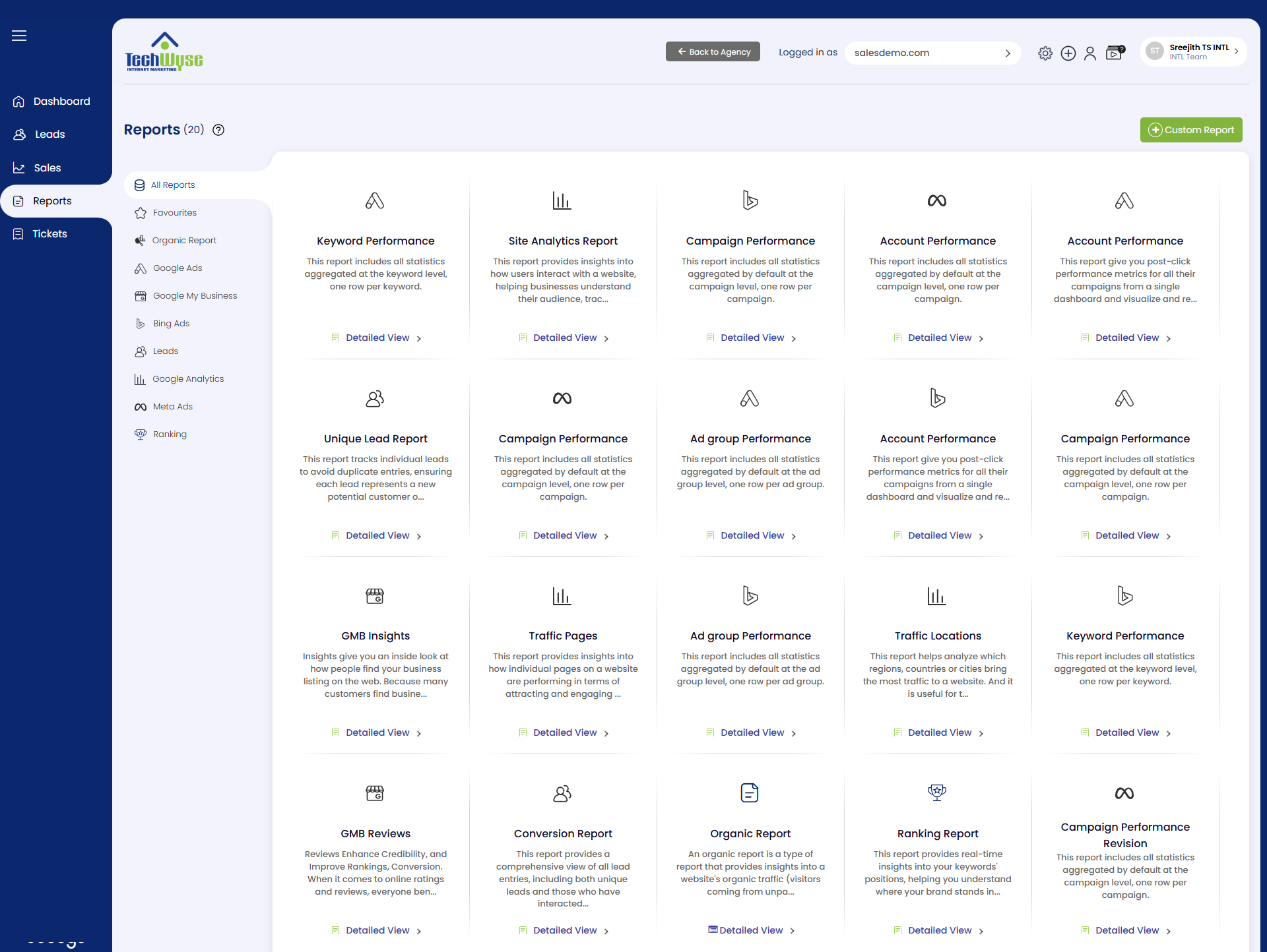 AdLuge report library